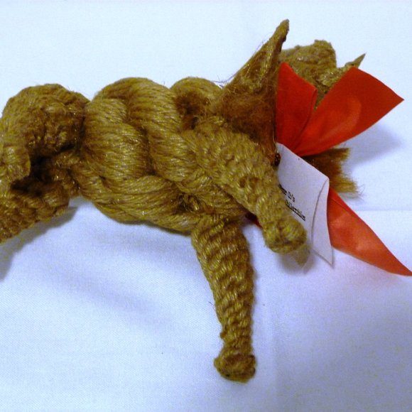 Jute Figurine Elephant By "The Original Jute Sculpture by Patty" Atlanta, USA - Picture 14 of 16